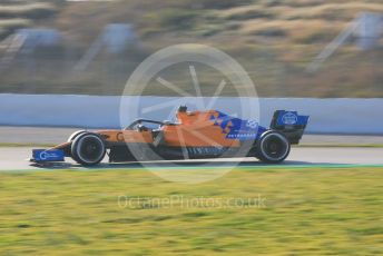 World © Octane Photographic Ltd. Formula 1 – Winter Testing - Test 1 - Day 1. McLaren MCL34 – Carlos Sainz. Circuit de Barcelona-Catalunya. Monday 18th February 2019.
