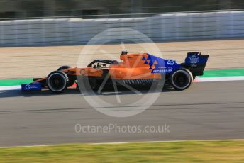 World © Octane Photographic Ltd. Formula 1 – Winter Testing - Test 1 - Day 1. McLaren MCL34 – Carlos Sainz. Circuit de Barcelona-Catalunya. Monday 18th February 2019.