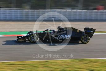 World © Octane Photographic Ltd. Formula 1 – Winter Testing - Test 1 - Day 1. Rich Energy Haas F1 Team VF19 – Romain Grosjean. Circuit de Barcelona-Catalunya. Monday 18th February 2019.