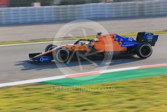 World © Octane Photographic Ltd. Formula 1 – Winter Testing - Test 1 - Day 1. McLaren MCL34 – Carlos Sainz. Circuit de Barcelona-Catalunya. Monday 18th February 2019.