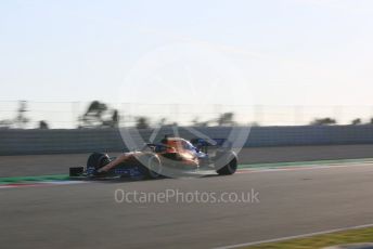 World © Octane Photographic Ltd. Formula 1 – Winter Testing - Test 1 - Day 1. McLaren MCL34 – Carlos Sainz. Circuit de Barcelona-Catalunya. Monday 18th February 2019.