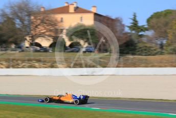 World © Octane Photographic Ltd. Formula 1 – Winter Testing - Test 1 - Day 1. McLaren MCL34 – Carlos Sainz. Circuit de Barcelona-Catalunya. Monday 18th February 2019.