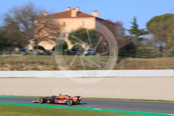World © Octane Photographic Ltd. Formula 1 – Winter Testing - Test 1 - Day 1. Aston Martin Red Bull Racing RB15 – Max Verstappen. Circuit de Barcelona-Catalunya. Monday 18th February 2019.