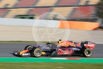 World © Octane Photographic Ltd. Formula 1 – Winter Testing - Test 1 - Day 1. Aston Martin Red Bull Racing RB15 – Max Verstappen. Circuit de Barcelona-Catalunya. Monday 18th February 2019.