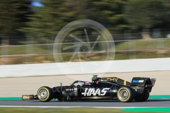 World © Octane Photographic Ltd. Formula 1 – Winter Testing - Test 1 - Day 1. Rich Energy Haas F1 Team VF19 – Romain Grosjean. Circuit de Barcelona-Catalunya. Monday 18th February 2019.