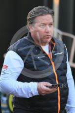 World © Octane Photographic Ltd. Formula 1 - Winter Testing - Test 1 - Day 1. Zak Brown - Executive Director of McLaren Technology Group.  Circuit de Barcelona-Catalunya. Monday 18th February 2019