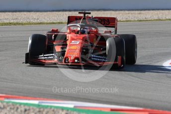 World © Octane Photographic Ltd. Formula 1 – Winter Testing - Test 1 - Day 1. Scuderia Ferrari SF90 – Sebastian Vettel. Circuit de Barcelona-Catalunya. Monday 18th February 2019.