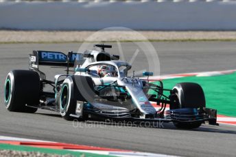 World © Octane Photographic Ltd. Formula 1 – Winter Testing - Test 1 - Day 1. Mercedes AMG Petronas Motorsport AMG F1 W10 EQ Power+ - Lewis Hamilton. Circuit de Barcelona-Catalunya. Monday 18th February 2019.