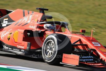 World © Octane Photographic Ltd. Formula 1 – Winter Testing - Test 1 - Day 1. Scuderia Ferrari SF90 – Sebastian Vettel. Circuit de Barcelona-Catalunya. Monday 18th February 2019.