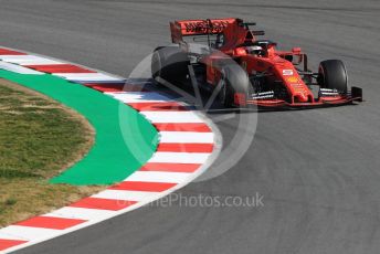 World © Octane Photographic Ltd. Formula 1 – Winter Testing - Test 1 - Day 1. Scuderia Ferrari SF90 – Sebastian Vettel. Circuit de Barcelona-Catalunya. Monday 18th February 2019.