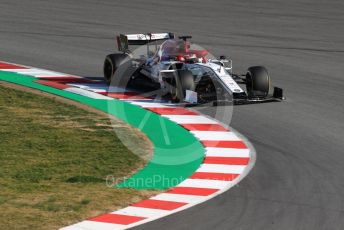 World © Octane Photographic Ltd. Formula 1 – Winter Testing - Test 1 - Day 1. Alfa Romeo Racing C38 – Kimi Raikkonen. Circuit de Barcelona-Catalunya. Monday 18th February 2019.