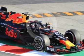World © Octane Photographic Ltd. Formula 1 – Winter Testing - Test 1 - Day 1. Aston Martin Red Bull Racing RB15 – Max Verstappen. Circuit de Barcelona-Catalunya. Monday 18th February 2019.