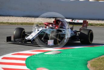 World © Octane Photographic Ltd. Formula 1 – Winter Testing - Test 1 - Day 1. Alfa Romeo Racing C38 – Kimi Raikkonen. Circuit de Barcelona-Catalunya. Monday 18th February 2019.