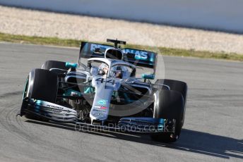 World © Octane Photographic Ltd. Formula 1 – Winter Testing - Test 1 - Day 1. Mercedes AMG Petronas Motorsport AMG F1 W10 EQ Power+ - Lewis Hamilton. Circuit de Barcelona-Catalunya. Monday 18th February 2019.