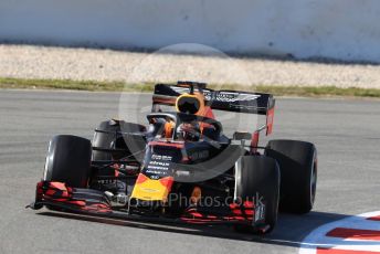 World © Octane Photographic Ltd. Formula 1 – Winter Testing - Test 1 - Day 1. Aston Martin Red Bull Racing RB15 – Max Verstappen. Circuit de Barcelona-Catalunya. Monday 18th February 2019.