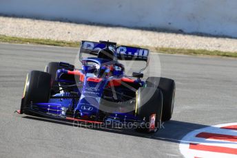 World © Octane Photographic Ltd. Formula 1 – Winter Testing - Test 1 - Day 1. Scuderia Toro Rosso STR14 – Daniil Kvyat. Circuit de Barcelona-Catalunya. Monday 18th February 2019.