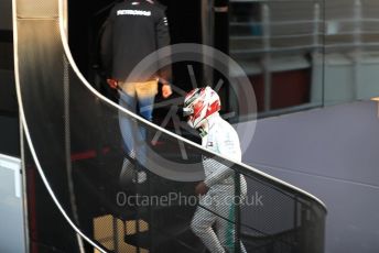 World © Octane Photographic Ltd. Formula 1 – Winter Testing - Test 1 - Day 1. Mercedes AMG Petronas Motorsport AMG F1 W10 EQ Power+ - Lewis Hamilton. Circuit de Barcelona-Catalunya. Monday 18th February 2019.