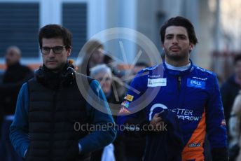 World © Octane Photographic Ltd. Formula 1 – Winter Testing - Test 1 - Day 1. McLaren MCL34 – Carlos Sainz. Circuit de Barcelona-Catalunya. Monday 18th February 2019.