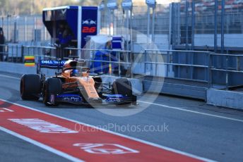 World © Octane Photographic Ltd. Formula 1 – Winter Testing - Test 1 - Day 1. McLaren MCL34 – Carlos Sainz. Circuit de Barcelona-Catalunya. Monday 18th February 2019.