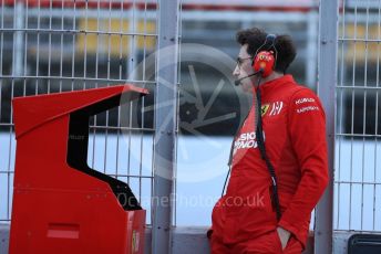 World © Octane Photographic Ltd. Formula 1 - Winter Testing - Test 1 - Day 1. Mattia Binotto – Team Principal of Scuderia Ferrari. Circuit de Barcelona-Catalunya. Monday 18th February 2019