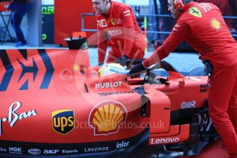 World © Octane Photographic Ltd. Formula 1 – Winter Testing - Test 1 - Day 1. Scuderia Ferrari SF90 – Sebastian Vettel. Circuit de Barcelona-Catalunya. Monday 18th February 2019.