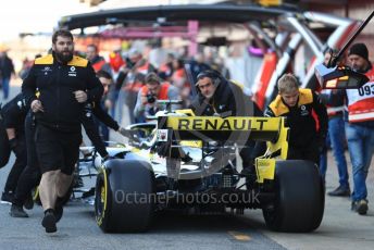 World © Octane Photographic Ltd. Formula 1 – Winter Testing - Test 1 - Day 1. Renault Sport F1 Team RS19 – Nico Hulkenberg. Circuit de Barcelona-Catalunya. Monday 18th February 2019.