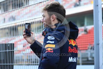 World © Octane Photographic Ltd. Formula 1 – Winter Testing - Test 1 - Day 1. Aston Martin Red Bull Racing – Pierre Gasly. Circuit de Barcelona-Catalunya. Monday 18th February 2019.