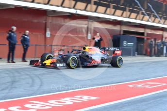 World © Octane Photographic Ltd. Formula 1 – Winter Testing - Test 1 - Day 1. Aston Martin Red Bull Racing RB15 – Max Verstappen. Circuit de Barcelona-Catalunya. Monday 18th February 2019.