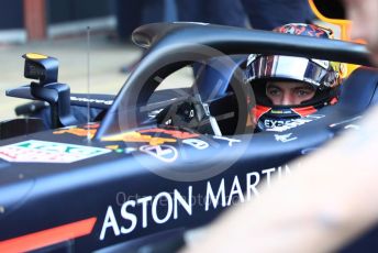 World © Octane Photographic Ltd. Formula 1 – Winter Testing - Test 1 - Day 1. Aston Martin Red Bull Racing RB15 – Max Verstappen. Circuit de Barcelona-Catalunya. Monday 18th February 2019.