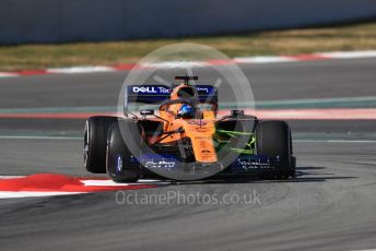 World © Octane Photographic Ltd. Formula 1 – Winter Testing - Test 1 - Day 1. McLaren MCL34 – Carlos Sainz. Circuit de Barcelona-Catalunya. Monday 18th February 2019.