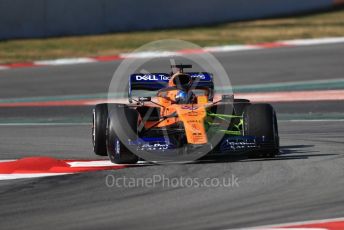 World © Octane Photographic Ltd. Formula 1 – Winter Testing - Test 1 - Day 1. McLaren MCL34 – Carlos Sainz. Circuit de Barcelona-Catalunya. Monday 18th February 2019.