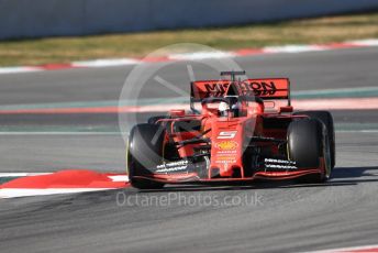 World © Octane Photographic Ltd. Formula 1 – Winter Testing - Test 1 - Day 1. Scuderia Ferrari SF90 – Sebastian Vettel. Circuit de Barcelona-Catalunya. Monday 18th February 2019.