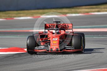 World © Octane Photographic Ltd. Formula 1 – Winter Testing - Test 1 - Day 1. Scuderia Ferrari SF90 – Sebastian Vettel. Circuit de Barcelona-Catalunya. Monday 18th February 2019.