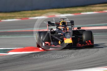World © Octane Photographic Ltd. Formula 1 – Winter Testing - Test 1 - Day 1. Aston Martin Red Bull Racing RB15 – Max Verstappen. Circuit de Barcelona-Catalunya. Monday 18th February 2019.