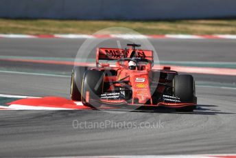 World © Octane Photographic Ltd. Formula 1 – Winter Testing - Test 1 - Day 1. Scuderia Ferrari SF90 – Sebastian Vettel. Circuit de Barcelona-Catalunya. Monday 18th February 2019.