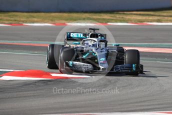 World © Octane Photographic Ltd. Formula 1 – Winter Testing - Test 1 - Day 1. Mercedes AMG Petronas Motorsport AMG F1 W10 EQ Power+ - Valtteri Bottas. Circuit de Barcelona-Catalunya. Monday 18th February 2019.