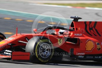 World © Octane Photographic Ltd. Formula 1 – Winter Testing - Test 1 - Day 1. Scuderia Ferrari SF90 – Sebastian Vettel. Circuit de Barcelona-Catalunya. Monday 18th February 2019.
