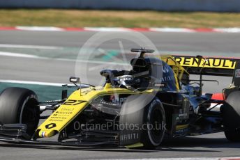 World © Octane Photographic Ltd. Formula 1 – Winter Testing - Test 1 - Day 1. Renault Sport F1 Team RS19 – Nico Hulkenberg. Circuit de Barcelona-Catalunya. Monday 18th February 2019.