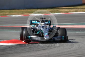 World © Octane Photographic Ltd. Formula 1 – Winter Testing - Test 1 - Day 1. Mercedes AMG Petronas Motorsport AMG F1 W10 EQ Power+ - Valtteri Bottas. Circuit de Barcelona-Catalunya. Monday 18th February 2019.