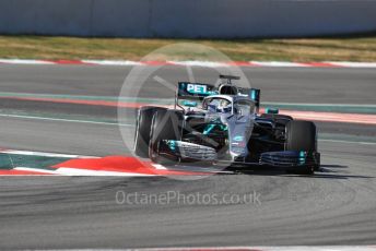 World © Octane Photographic Ltd. Formula 1 – Winter Testing - Test 1 - Day 1. Mercedes AMG Petronas Motorsport AMG F1 W10 EQ Power+ - Valtteri Bottas. Circuit de Barcelona-Catalunya. Monday 18th February 2019.