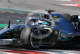 World © Octane Photographic Ltd. Formula 1 – Winter Testing - Test 1 - Day 1. Mercedes AMG Petronas Motorsport AMG F1 W10 EQ Power+ - Valtteri Bottas. Circuit de Barcelona-Catalunya. Monday 18th February 2019.