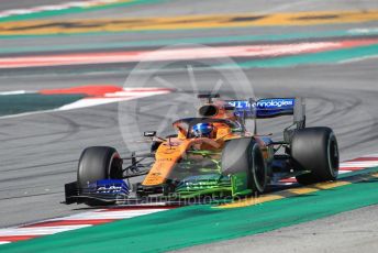 World © Octane Photographic Ltd. Formula 1 – Winter Testing - Test 1 - Day 1. McLaren MCL34 – Carlos Sainz. Circuit de Barcelona-Catalunya. Monday 18th February 2019.