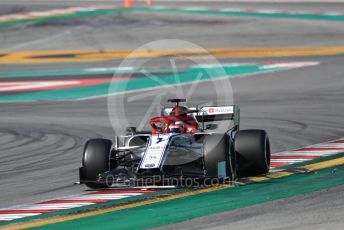 World © Octane Photographic Ltd. Formula 1 – Winter Testing - Test 1 - Day 1. Alfa Romeo Racing C38 – Kimi Raikkonen. Circuit de Barcelona-Catalunya. Monday 18th February 2019.
