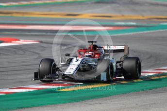 World © Octane Photographic Ltd. Formula 1 – Winter Testing - Test 1 - Day 1. Alfa Romeo Racing C38 – Kimi Raikkonen. Circuit de Barcelona-Catalunya. Monday 18th February 2019.