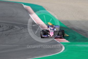 World © Octane Photographic Ltd. Formula 1 – Winter Testing - Test 1 - Day 1. SportPesa Racing Point RP19 - Sergio Perez. Circuit de Barcelona-Catalunya. Monday 18th February 2019.
