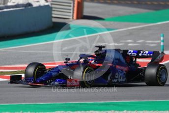 World © Octane Photographic Ltd. Formula 1 – Winter Testing - Test 1 - Day 1. Scuderia Toro Rosso STR14 – Daniil Kvyat. Circuit de Barcelona-Catalunya. Monday 18th February 2019.