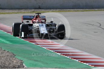 World © Octane Photographic Ltd. Formula 1 – Winter Testing - Test 1 - Day 1. Alfa Romeo Racing C38 – Kimi Raikkonen. Circuit de Barcelona-Catalunya. Monday 18th February 2019.