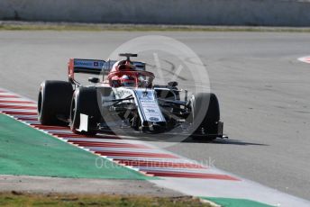 World © Octane Photographic Ltd. Formula 1 – Winter Testing - Test 1 - Day 1. Alfa Romeo Racing C38 – Kimi Raikkonen. Circuit de Barcelona-Catalunya. Monday 18th February 2019.