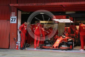 World © Octane Photographic Ltd. Formula 1 – Winter Testing - Test 1 - Day 1. Scuderia Ferrari SF90 – Sebastian Vettel. Circuit de Barcelona-Catalunya. Monday 18th February 2019.
