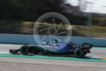 World © Octane Photographic Ltd. Formula 1 – Winter Testing - Test 1 - Day 1. Mercedes AMG Petronas Motorsport AMG F1 W10 EQ Power+ - Valtteri Bottas. Circuit de Barcelona-Catalunya. Monday 18th February 2019.